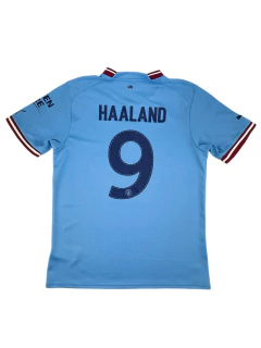 CAMISA MANCHESTER CITY 2022/23 HAALAND ORIGINAL DA ÉPOCA - CAMISAS FAN CLUBE