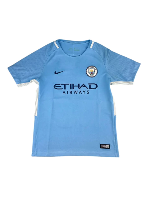 CAMISA MANCHESTER CITY 2017 GABRIEL JESUS INFANTIL ORIGINAL DA ÉPOCA