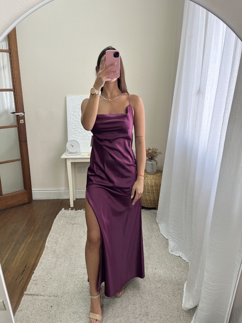 Vestido Seda (uva)
