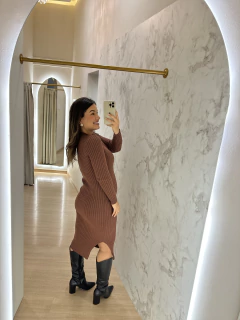 VESTIDO MODAL MANGA LONGA AMANDA - loja online