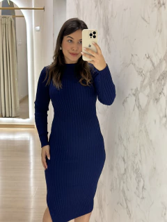 VESTIDO MODAL MANGA LONGA AMANDA