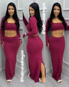 #233 CONJUNTO VEIGA COM SAIA LONGA - comprar online
