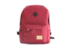 MOCHILA CANVA BORDO