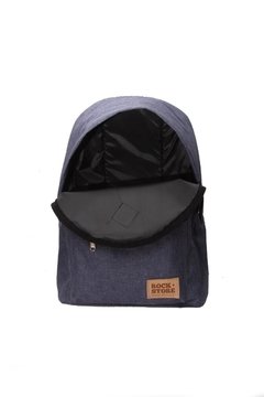 MOCHILA SMALL AZUL MELANGE en internet