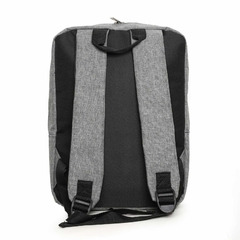 MOCHILA OFFICE GRIS - tienda online