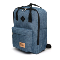 MOCHILA QUBE AZUL MELANGE - comprar online
