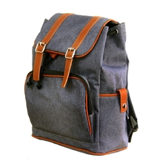 MOCHILA NORTE AZUL MELANGE - comprar online