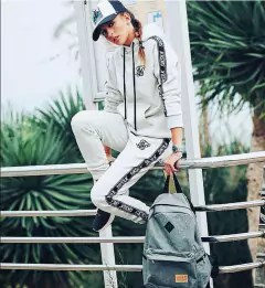 Mochila Canva Gris