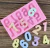 Molde numeros rectos medida total del molde 9 x5 ideal decoraciones delicadas medida x número 2cm x1cm - Mary Cakes