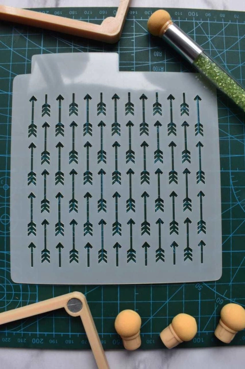 Stencil flechas chicas