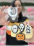 acrilico halloween rostros terror + cortantes contorno c/u