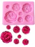 Molde de silicona rosas x7 medidas