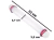 Rodillo palo de amasar siliconado 33 cm - comprar online