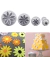 Cortantes con expulsor margaritas 4 medidas1.5 ,2 ,2.5 ,3.5cm aprox medidas - comprar online