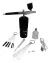 KIT AEROGRAFO INALAMBRICO OVERCARS