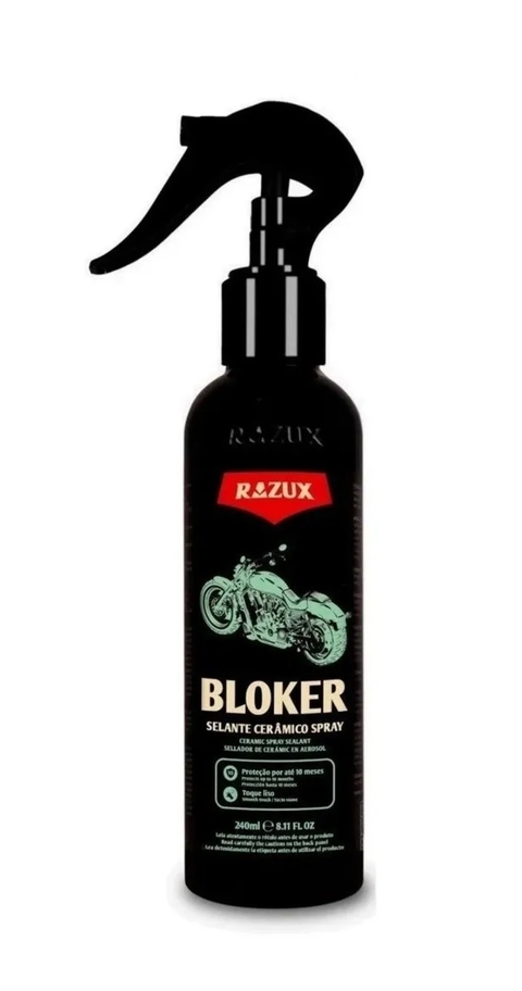 BLOKER CERAMICO EN SPRAY PARA MOTOS 240ML RAZUX