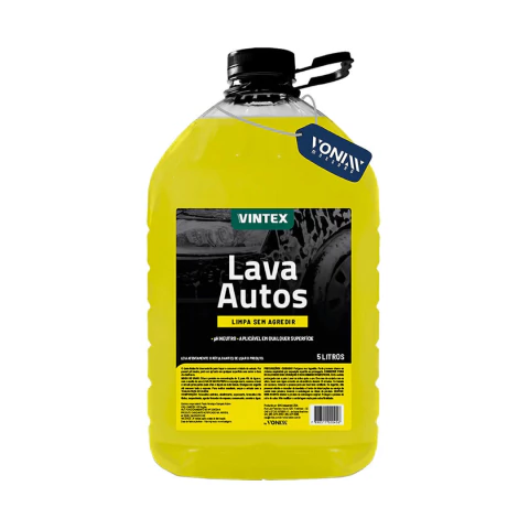 SHAMPOO LAVA AUTOS VINTEX 5L PH NEUTRO CONCENTRADO