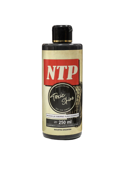 ACONDICIONADOR PLASTICOS Y GOMAS NTP 250ML TOXIC SHINE - comprar online