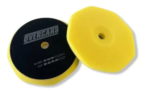 PAD 5" HEXAGONAL AMARILLO CORTE MEDIO OVERCARS