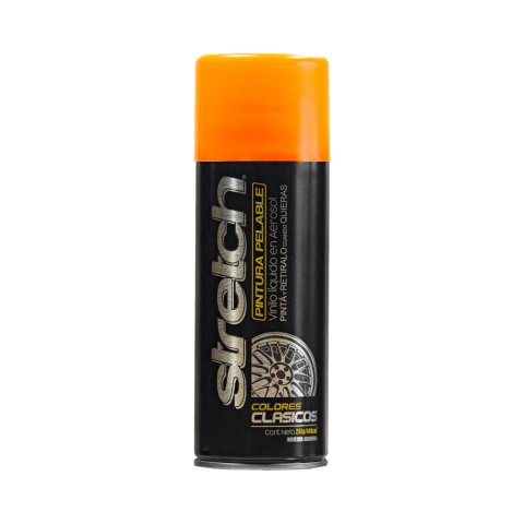 STRETCH AEROSOL REMOVIBLE NARANJA FLUO