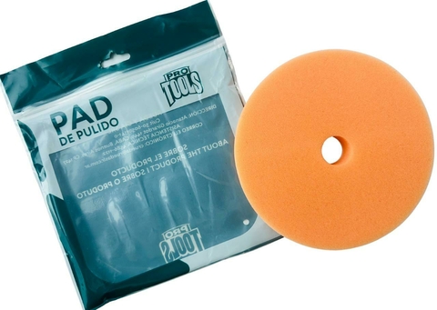 PAD DE PULIDO 5 PULGADAS ROTORBITAL CORTE ALTO NARANJA PRO TOOLS - comprar online