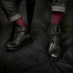 Borcego Zorro Cuero Negro - García de Jalon