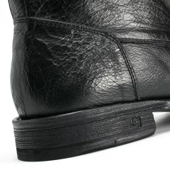 Borcego Zorro Cuero Negro