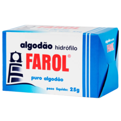 Algodão Hidrófilo Farol - Caixa 25g