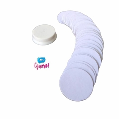 Refil Disco Lixa Pedicure Branco 50 unidades Ntflex