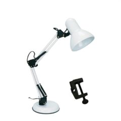 Luminária de Mesa Articulada Manicure Alongamento de Unhas - Branca