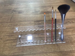 Porta pincel acrílico c/ furos G - comprar online