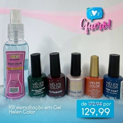 KIT Esmaltação em Gel - Helen Color Completa.