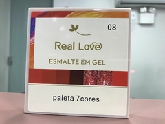 Paleta Esmalte em Gel Real Love 7 Cores - Quero! - Loja especializada em produtos para unhas