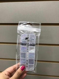 Kit Glitter Real Love c/12 - Quero! - Loja especializada em produtos para unhas
