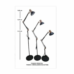 Luminaria Branca Articulada de Chão Kaisa - comprar online