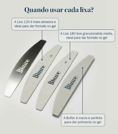 Kit Lixas Bluwe 1 base metálica + 15 Refis de lixa na internet