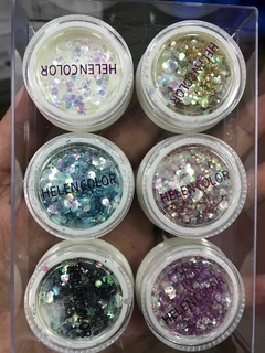 Kit Glitter Helen Color com 6 Unidades - comprar online