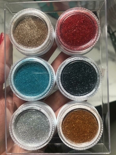 Kit Glitter Helen Color com 6 Unidades - Quero! - Loja especializada em produtos para unhas
