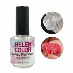 Magic remover Helen color 15ml removedor esmalte em gel