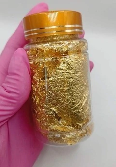 Pote Grande Folha de Ouro Real Love - comprar online