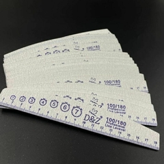 Lixa Fininha Bumerangue D&Z Para Acabamentos De Unhas 100/180