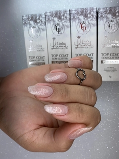 Top Coat com Glitter Prata AGL 9g na internet
