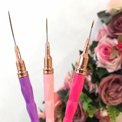 Kit Pincel Art c/3 Luxo Bella Rosa