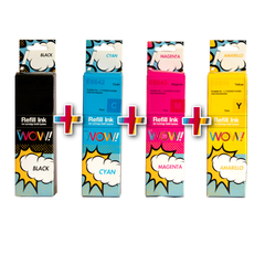 COMBO TINTA 664 KIT BCMY ALTERNATIVO EPSON L355 L555 L395 L200 L210
