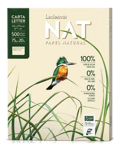 Resma Ledesma Nat Carta 75gr 500 Hojas