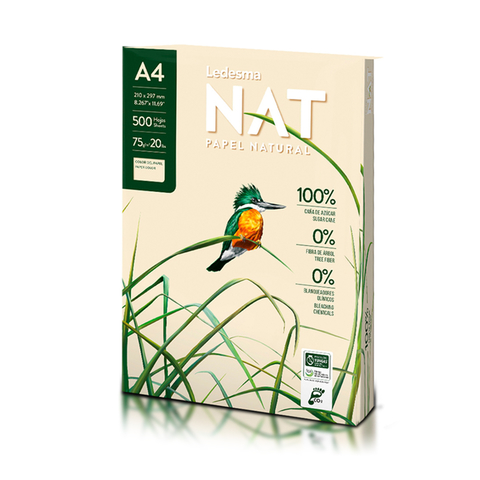 Resma Ledesma NAT A4 75gr 500 Hojas