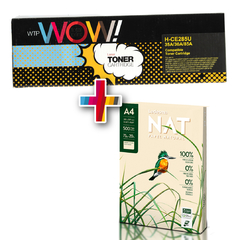 Toner Ce285a Cb435 P1005 + Resma Ledesma Nat A4 75g 500 Hojas