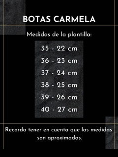 BOTAS CARMELA | SUELA en internet