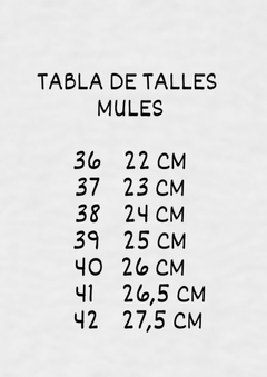 MULES PELO PRINT - CLARO en internet