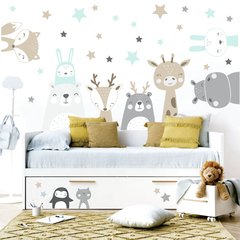 Imagen de Animalitos Nórdicos con Estrellas ~ MEDIANO